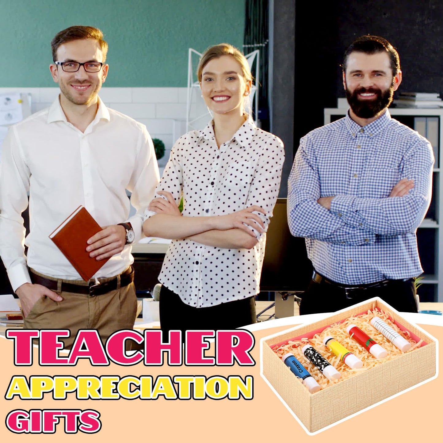 Sacubee 60 Pack Back to School Teacher Employee Appreciation Gift Bulk Lip Balm Employee Staff Appreciation Lip Balm Teacher Staff Team Thank You Gift Inspirational Party Favor for Women Men (Fresh)