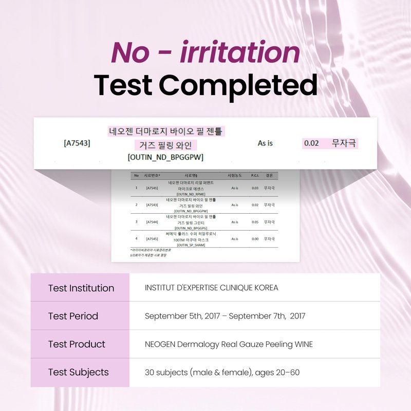 DERMALOGY by NEOGENLAB Bio-Peel Gauze Peeling Wine - 2-in-1 Physical + PHA Exfoliating Pads with Red Wine & Resveratrol for Firmer, Smoother, Glowing Skin, Korean Skin Care 30 Count