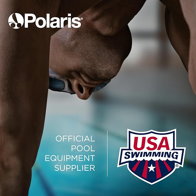 Polaris P70 Robotic Pool Cleaner for Flat Bottom Pools, Transparent Lid w/Easy Clean Filter Canister, Compact & Lightweight