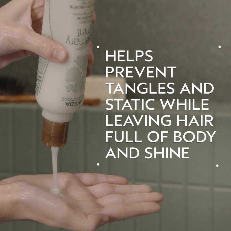 Aveda Rosemary Mint Weightless Conditioner | Lightweight Daily Conditioner | Adds Body & Shine| For Normal to Oily Hair, Fine to Medium Hair | Invigorating Aroma | 97% Naturally Derived*, 8.5 Fl Oz