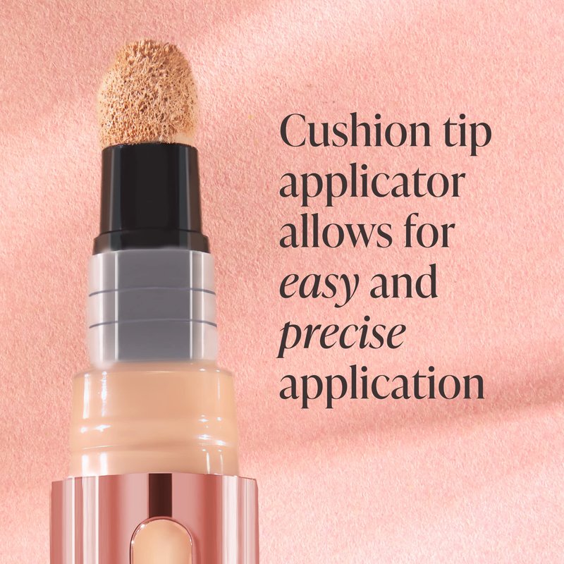 Mally Beauty - The Plush Pen Brightening Concealer Stick - Cashmere - Hydrating Turmeric, Vitamin E, and Hyaluronic Acid Infused Formula - Medium Buildable Coverage with a Natural, Smooth Finish