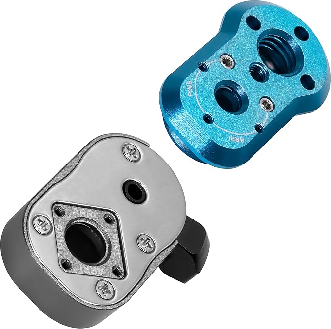 KONDOR BLUE | Mini Lock Quick Release Plate System | NATO Rail, ARRI-Style Anti-Twist, 1/4-20 & 3/8-16 Mounts, Zero Play Locking for Monitors, Arms, Accessories | Blue
