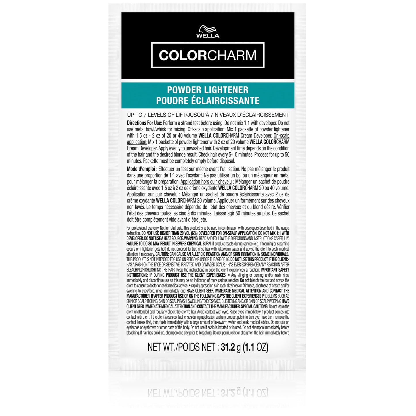 COLORCHARM Powder Hair Lightener | Up to 7 Levels of Lift | Dust Free | 1.1 Ounce | Packaging May Vary