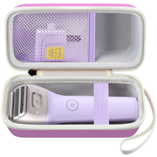 Panasonic Electric Shaver Case - Compatible with ES-AWL8AV/ES-AWL6AG | Durable Purple Holder for Women's Cordless Razor