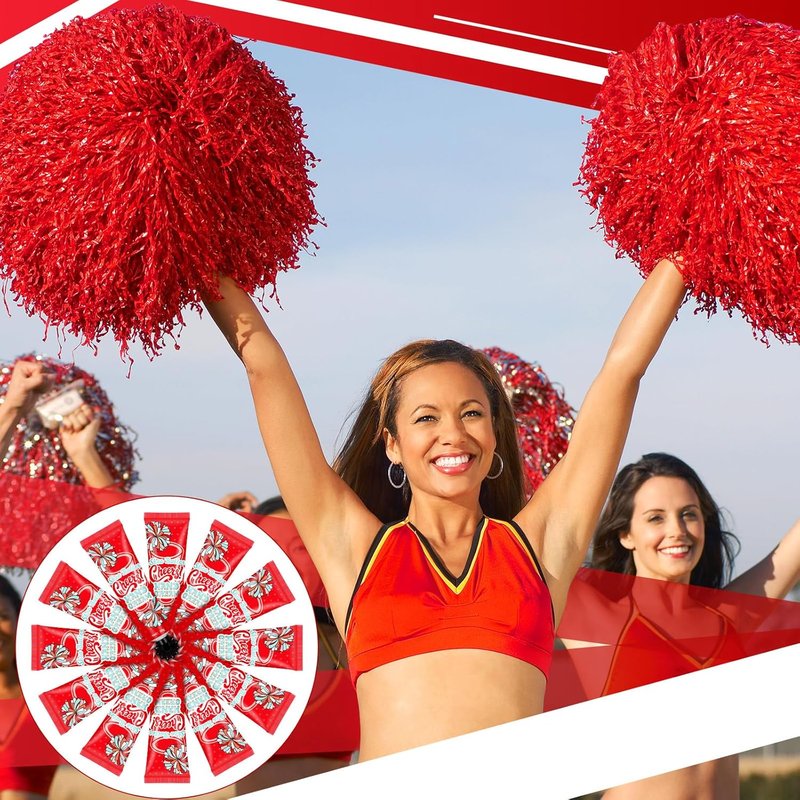 Cheerleader Hand Cream Lotion Set - 24 Pcs Cheer Team Gifts | Perfect for Senior Night & Celebrations (Red)
