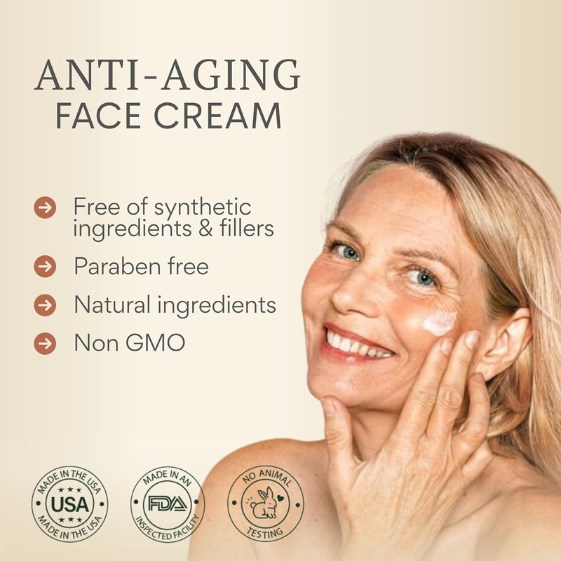 Revive Day Cream - Bioidentical E3 0.3% Face Cream with Vitamin C, Hyaluronic Acid & Peptides | 1oz for Radiant Skin