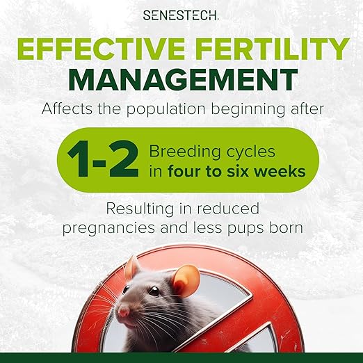 Evolve Rat Birth Control Soft Bait Sausages – 3 lbs | Scientifically Proven Rat Population Control | Not a Poison, Long-Term Population Management