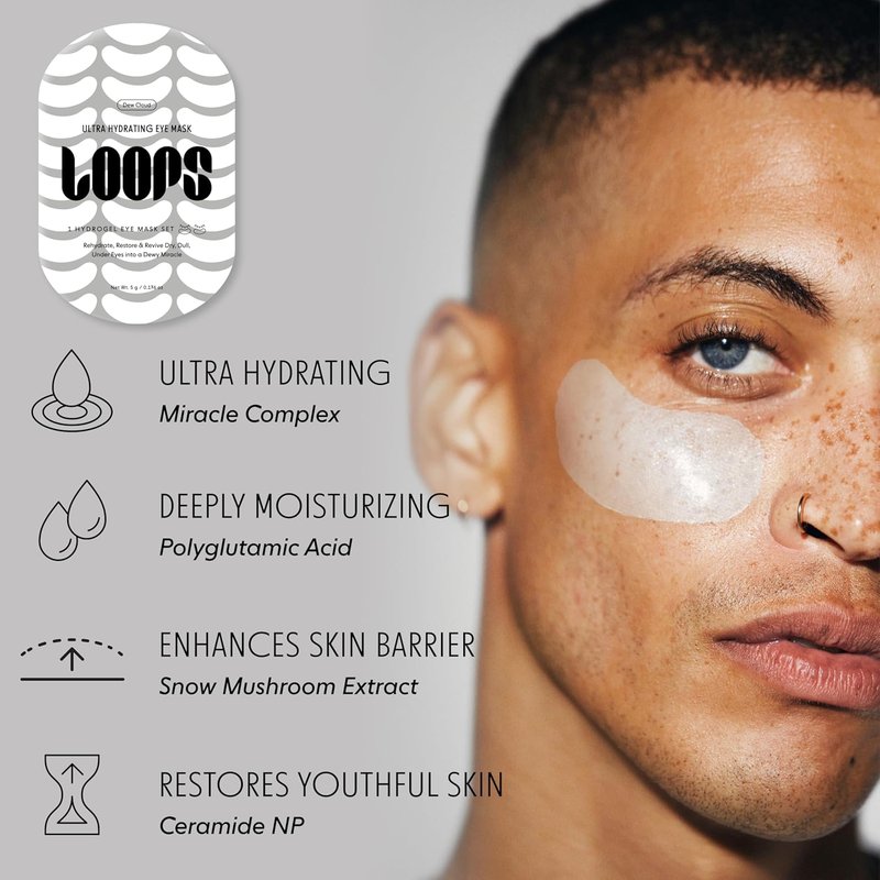 Hydrating Hydrogel Eye Masks - Revitalize & Refresh | 5 Pairs, Red