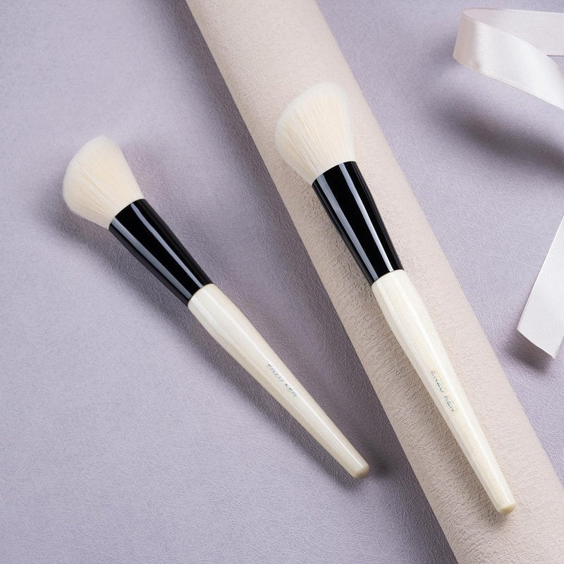 ENZO KEN Natural Goat Hair Contour Brush, Sculpting Brush, Angled Contour Brushes, Natural Hair Blush Brush, Makeup Brushes, Detail Blush Brush, Fluffy Brushes for Cheeks.(804A)