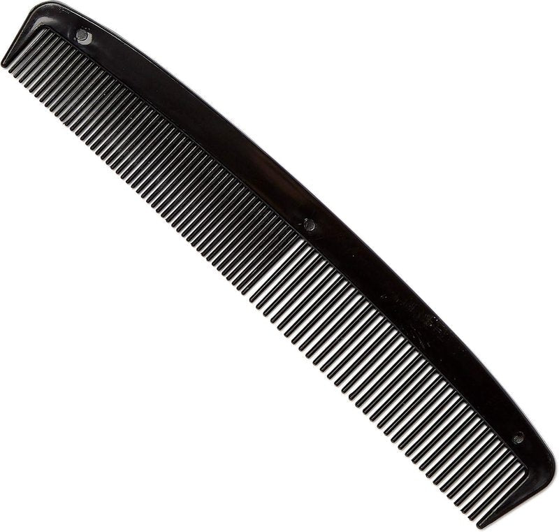 Plastic Combs - Durable Black Hair Combs for Salon or Personal Use | 144 Count