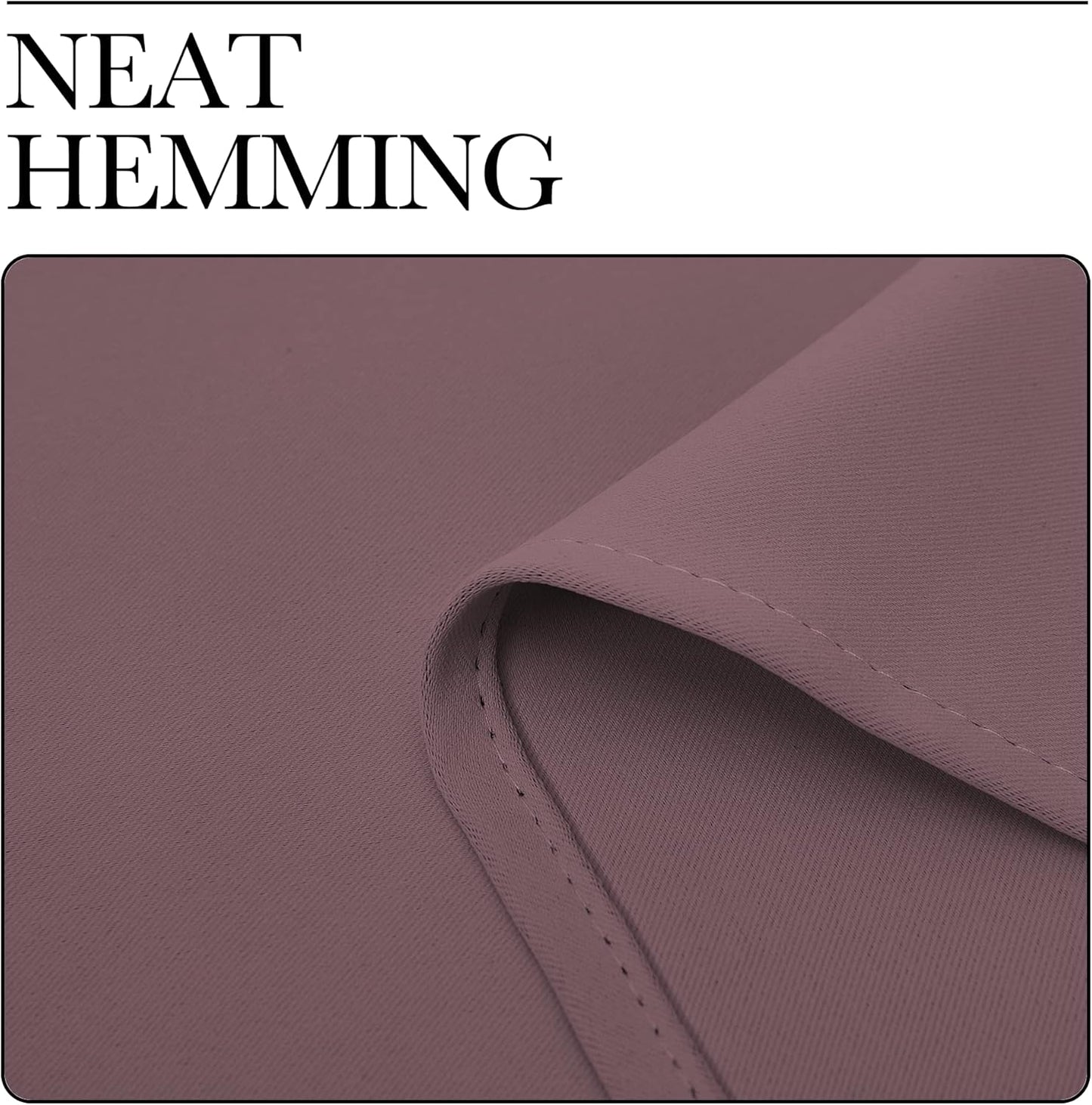 NICETOWN Blackout Curtain Panels - Thermal Insulated Draperies in Dry Rose | 34 x 72 Inches, 1 Pair