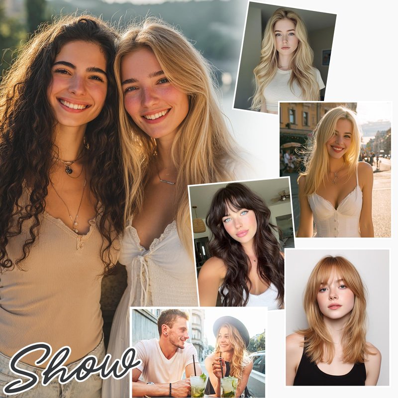 Charites Halo Hair Extensions Real Human Hair Invisible Wire Extensions with Transparent Fish Line Adjustable Size Medium Brown 12 inch