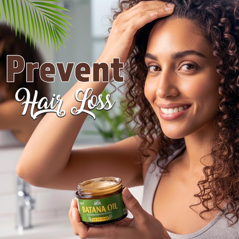 Raw Batana Oil for Hair Growth & Scalp Stimulator – 100% Pure Hair Oil from Honduras – Dr. Sebi Organic Paste – Natural Hair Growth Products for Thicker Edges, Breakage & Split Ends (16, Ounces)