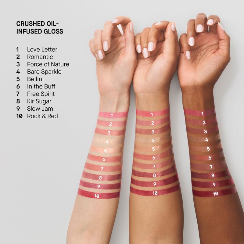 Bobbi Brown Crushed Oil-Infused Gloss | Hydrating Tinted Lip Gloss | Non-Sticky, High-Impact Shine with Coffee Seed and Botanical Oils, Love Letter, 0.20 Fl Oz