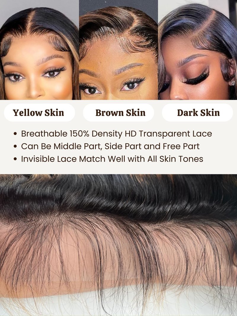 Honey Blonde Highlight 4x4 Closure Body Wave Human Hair - Balayage F1B/30 Remy Lace Closure | 10 Inch Pre-Plucked Natural Hairline