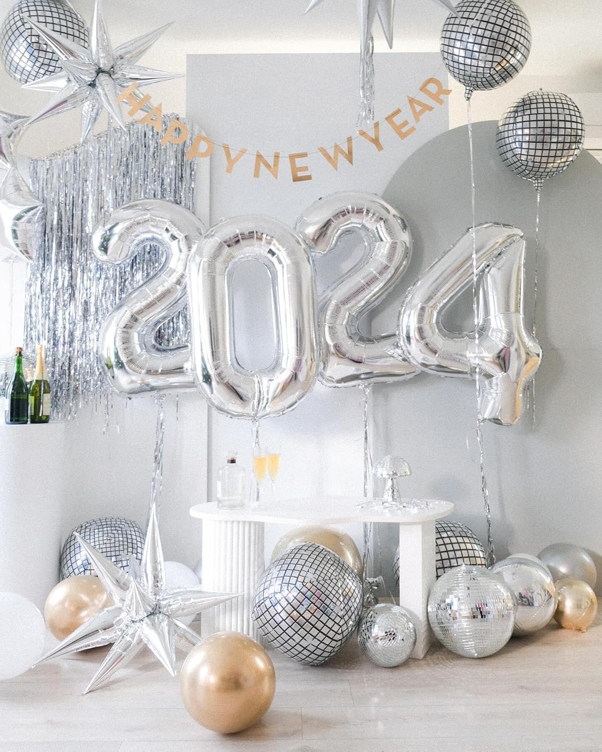 Silver Number Balloon | 40-Inch 0 Balloon - Perfect for Birthday Decorations & Celebrations