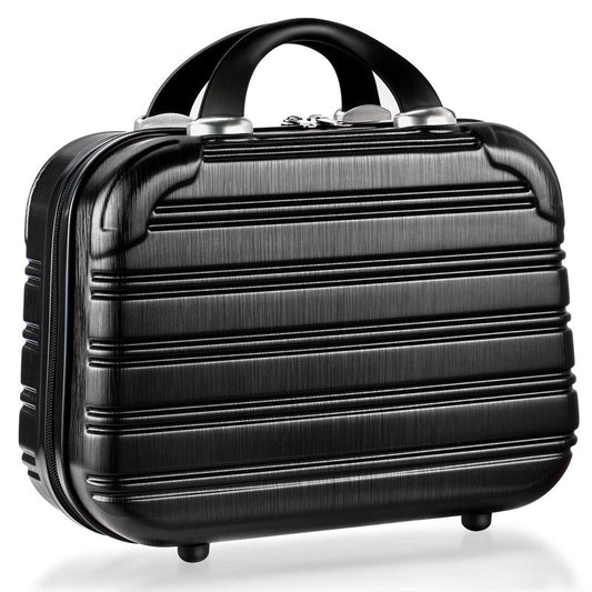14-Inch Makeup Train Case Hardshell PC+ABS Travel Cosmetic Organizer, Makeup Storage Box for Toiletry Durable Portable Gifts for Women.