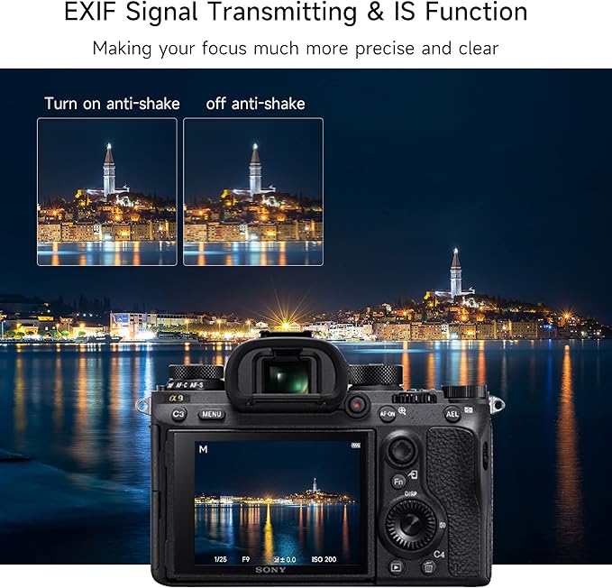 VILTROX EF-NEX IV Lens Adapter, Auto-Focus EF to E Mount Ring Automatic Converter Control Ring Compatible with Canon EF/EF-S Lens to Sony E Mount Camera NEX A9II A7III A9 A7RIII A7RII A7R A7m3