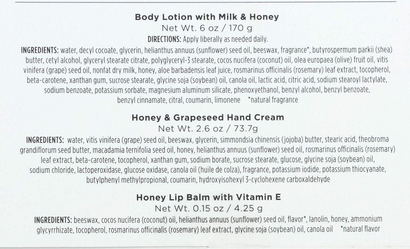 Burts Bees Honey Pot Skin And Lip Gift Pack, 1 EA