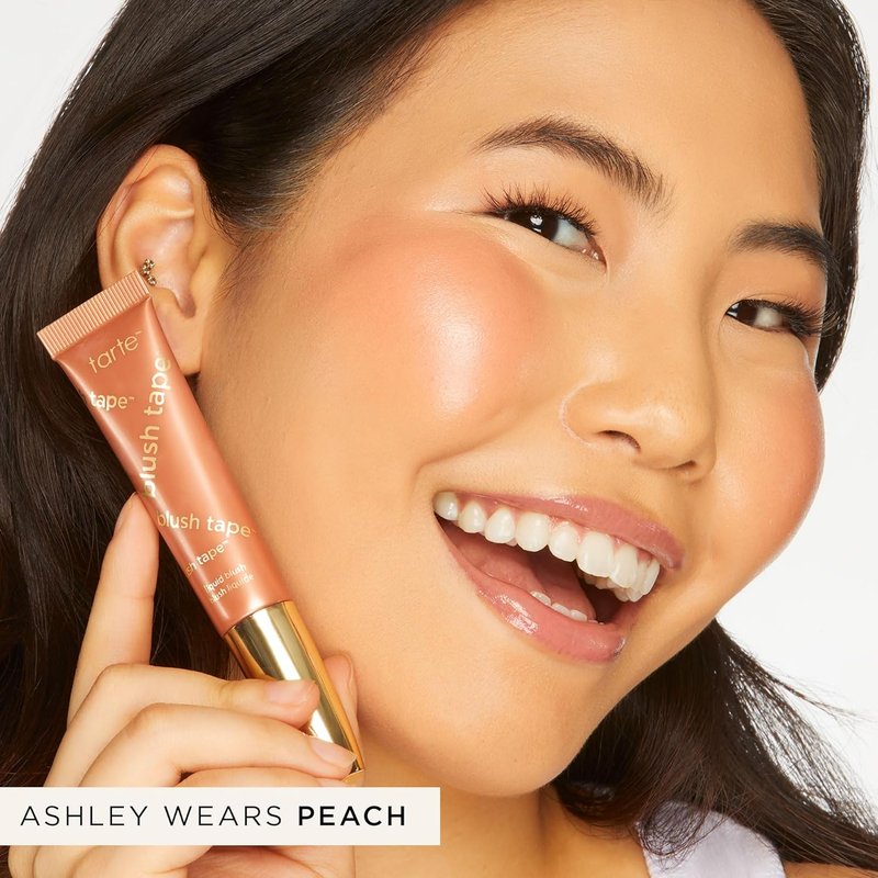 Tarte Blush Tape Liquid Blush - Buildable Cream Cheek Makeup for Radiant Glow | Lightweight, Vegan, Cruelty-Free