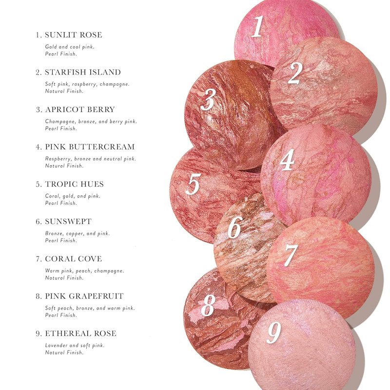 Laura Geller Baked Blush-n-Brighten | Sunlit Rose with Angled Blush Brush Bundle