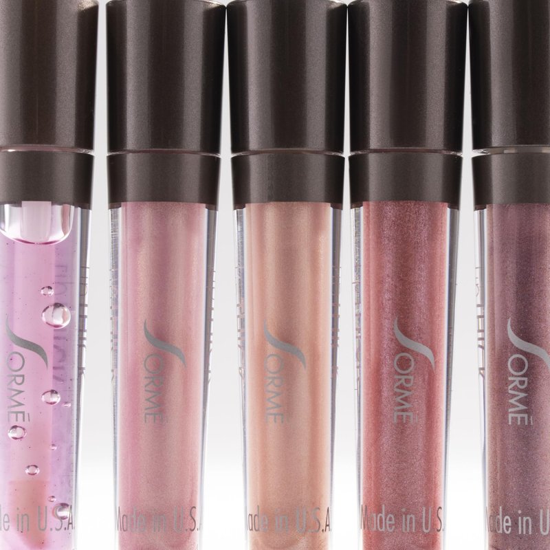 SORME Treatment Cosmetics LipThick Plumping Gloss for Shiny and Fuller Looking Lips | Doll Shade