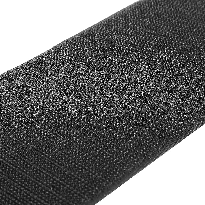 Cable Floor Strip Cord Cover Floor Cable Protector Carpet Management, Keep Cables Organized, Protect Cords and Prevent a Trip Hazard, 3 Inch x 10 Feet (60 Feet, Black)