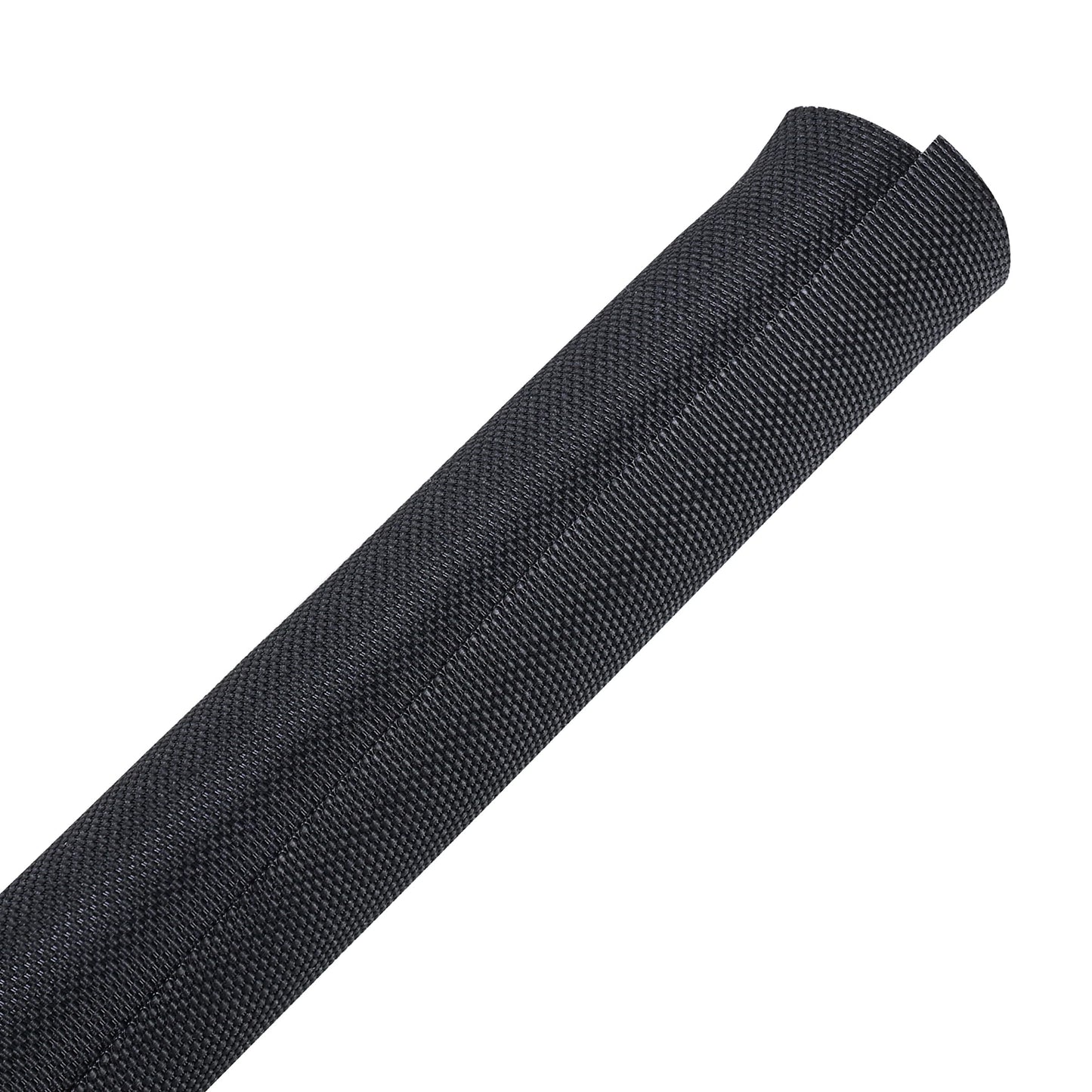 Automotive Wire Sheathing Split Wire Loom Braided Mesh Woven Cable Sleeve for Wires/Cable Cord Protector (1" - 16 Feet)
