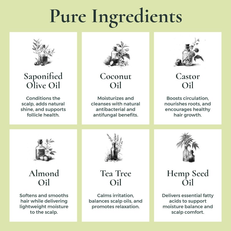 J.R.LIGGETT'S Shampoo Bar Tea Tree Formula, All-Natural Solid Hair Cleanser, Soothing Bar Shampoo with Tea Tree and Hemp Seed Oil for Dry, Sensitive Scalps, Fragrance & Sulfate-Free, 3.5 oz (3-Pack)