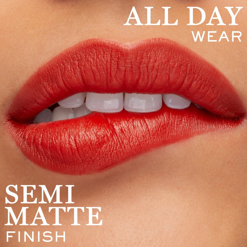 Lancôme L'Absolu Rouge Drama Ink Semi-Matte Liquid Lipstick - Highly Pigmented - All Day Wear - 274 French Tea