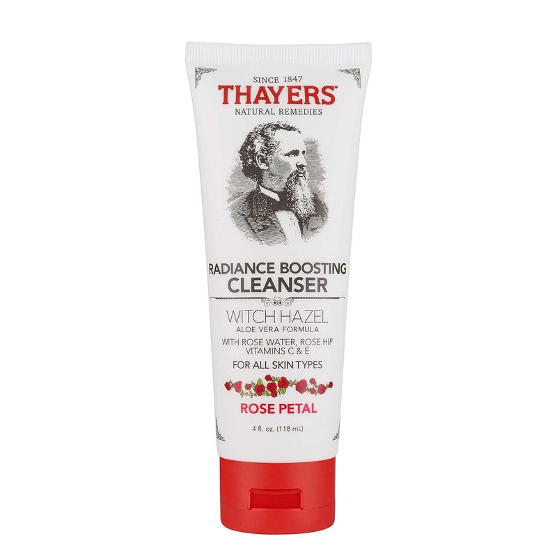 Thayers Rose Petal Cleanser - Radiance Boosting with Vitamin C & E | 4 Ounces