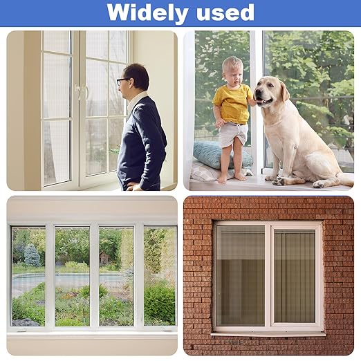CroBlissful Extra Wide 10 inch x 20 ft Window Screen Tape Mesh Repair Strong Adhesive Waterproof Fiberglass Screen Repair Kit Patch for Window Door Tears Holes(Black)