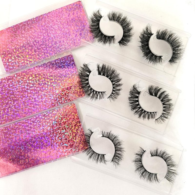 Fluffy False Eyelashes - 12-15mm Natural Look Faux Mink Lashes | 60 Pairs in 10 Styles