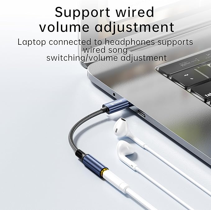 biaze iPhone Headphone Adapter, Lightning to 3.5mm Adapter Auxiliary Adapter, Compatible with iPhone 14/13 /12/11 Full Series/SE/X/XR/XS/8 (Lightning to 3.5mm)