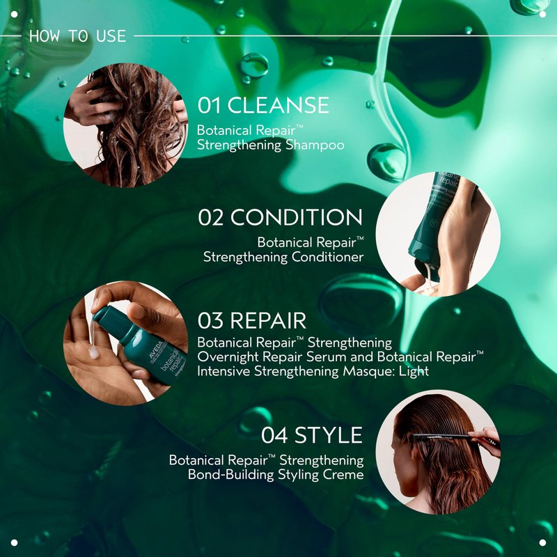 Aveda Botanical Repair Intensive Strengthening Masque Light | Bond-Building Hair Mask for Stronger Hair | Deep Conditioner | Detangles, Softens Fine to Medium Hair | 98% Naturally Derived*, 0.85 Fl Oz