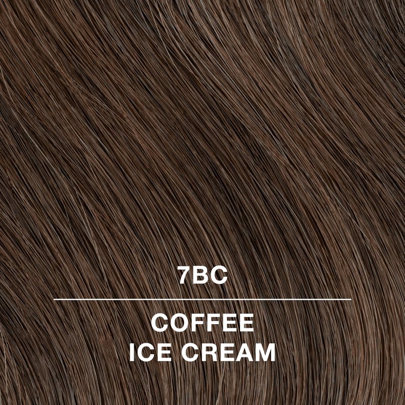 COLORCHARM Permanent Cream Hair Color, 7BC Coffee Ice Cream, 2 oz.