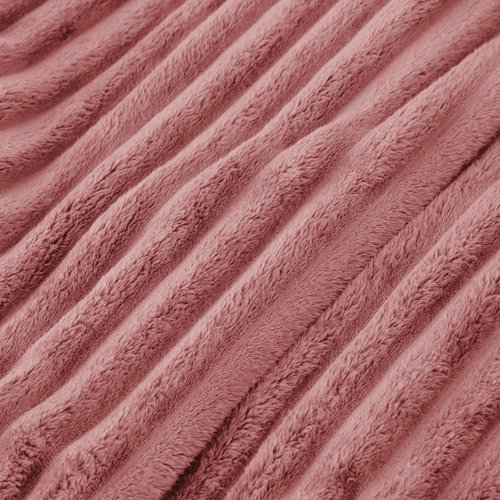 Bedsure GentleSoft Dusty Pink Fleece Blanket for Couch - Cozy Soft Blankets for Women, Cute Small Throws for Girls, 50x70 Inches