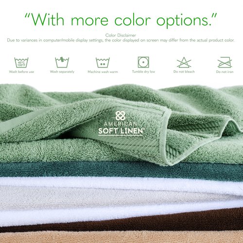 American Soft Linen 35x70 Jumbo Large Bath Towel, 600 GSM 100% Cotton Turkish Bath Sheet, Oversized Luxury Bath Towel for Bathroom Beach and Pool, Malibu Peach
