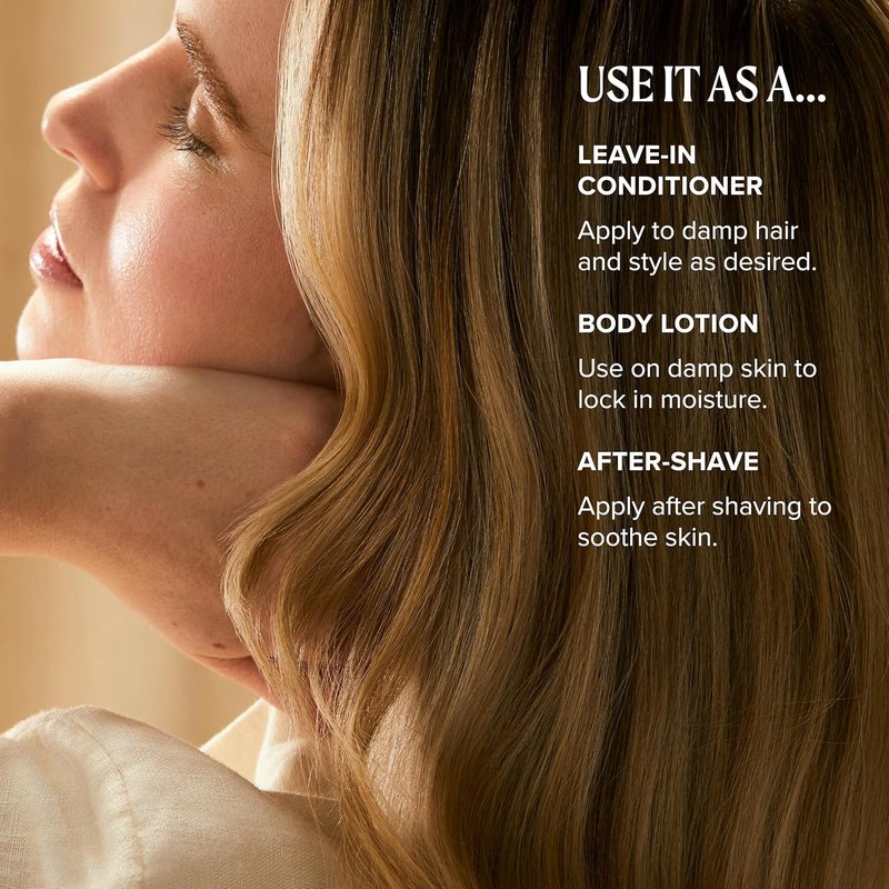 Tea Tree Leave-In Conditioner & Body Lotion - Moisturizer for All Hair & Skin Types