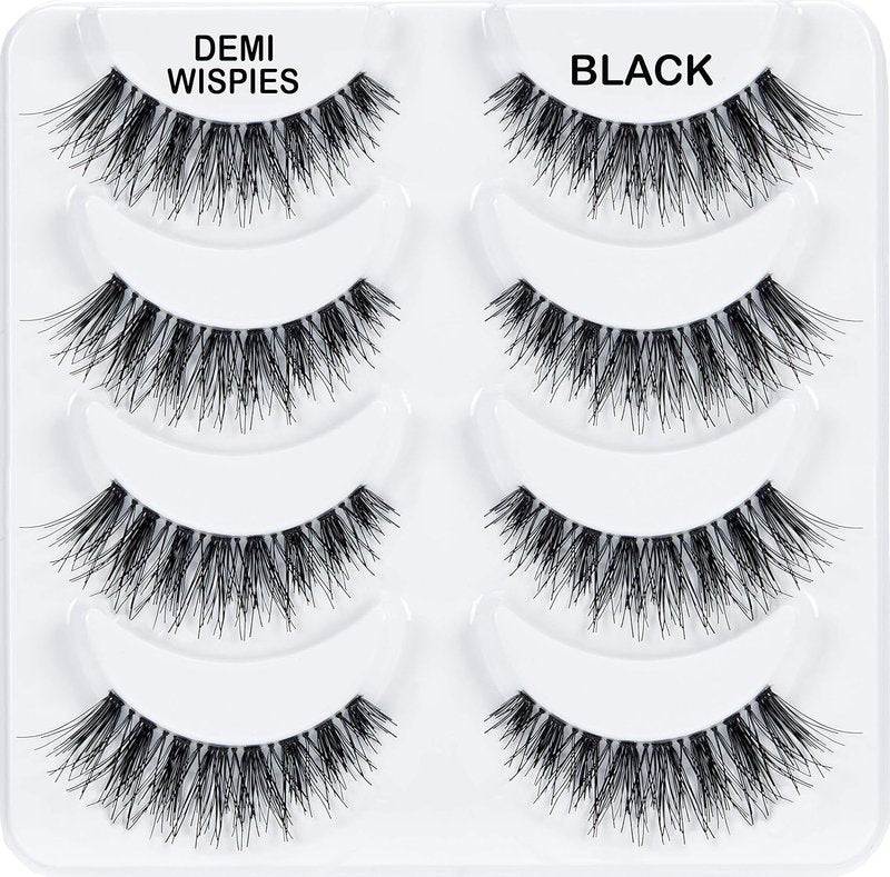 ARDELL Demi Wispies Black Eyelashes - Natural Look Multipack | 3 Pairs
