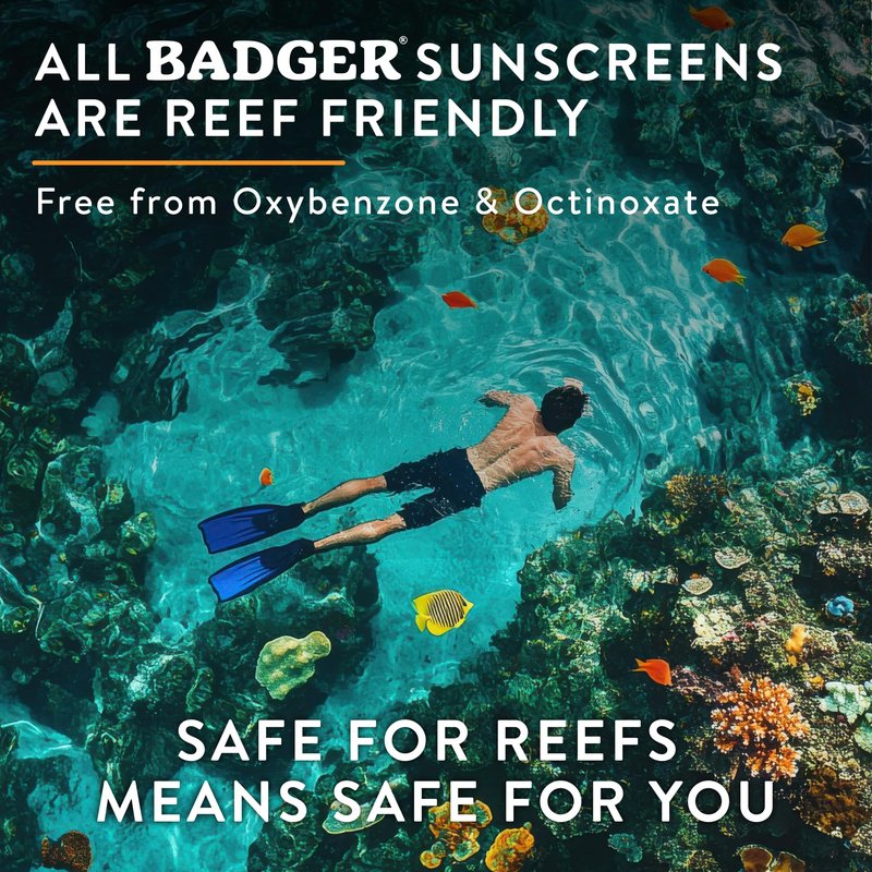 Badger Tinted Sunscreen for Face SPF 40, Lightweight Tinted Mineral Sunscreen w/Sheer Tint Warm Finish for Light or Dark Skin, No White Cast, 80% Organic, Vegan, Water Resistant, Unscented, 1.7 fl oz