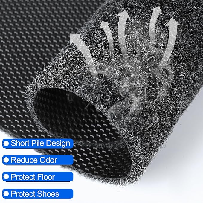ToLanbbt 10PCS Urinal Mats for Men Bathroom Non-Slip Urinal Floor Mats Water Absorption Urinal Pads for Mens Room Disposable Commercial Toilet Urine Mats for Men’s Bathroom Restroom, Dark Gray