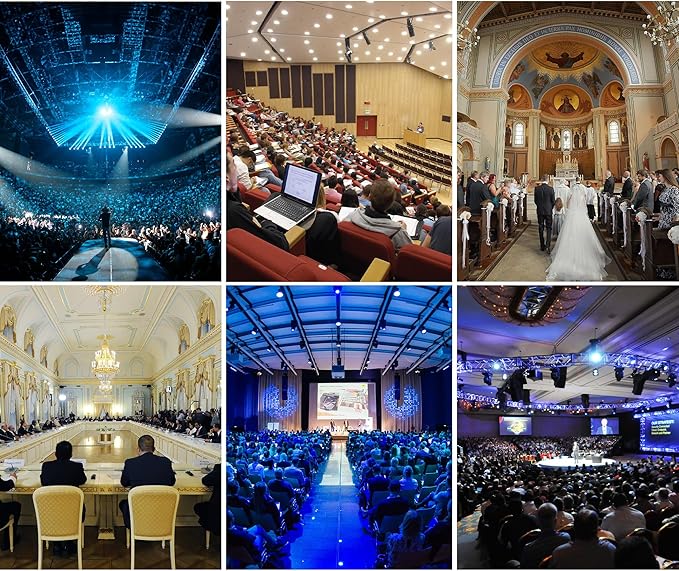 iuZee NDI PTZ Camera AI Auto Tracking 3G-SDI/USB3.0/HDMI/LAN PoE 30X Optical and 8X Digital Zoom Live Streaming Camera 1080P 60FPS for Church Services Worship Education Events vMix OBS YouTube