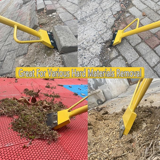 7â Heavy Duty Scraper Long handle scraper Tile Scraper Ice Scraper Removal Scraper Sturdy Floor Scraper Big Blade Scraper