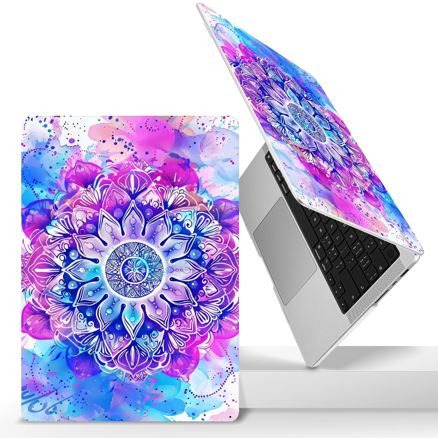 Lepeoac Case for MacBook Pro 16 inch Case 2026-2021 | M5 A3429 A3428 M4 M3 M2 M1 Pro/Max | Protective Hard Shell Laptop Cover with Screen Protector & Keyboard Cover | Mandala