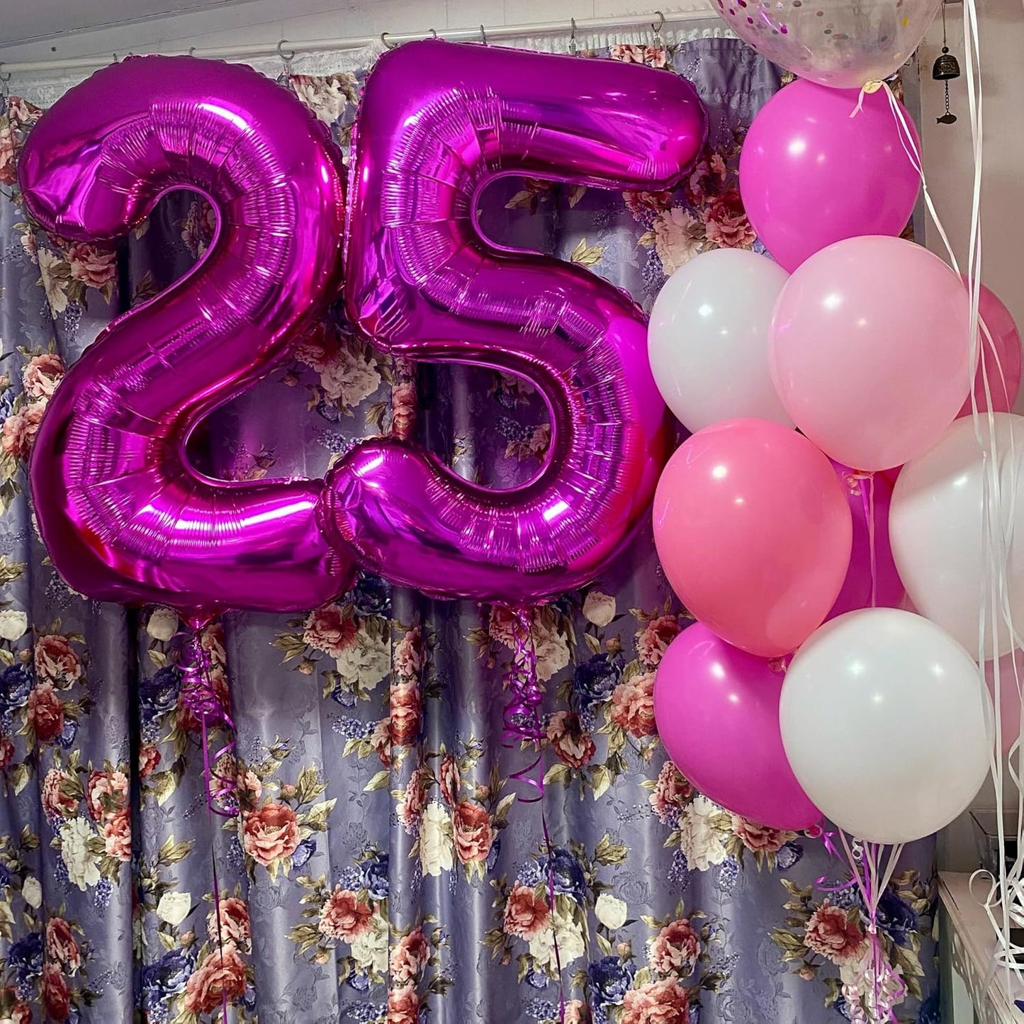 Regine Switzerland 40-Inch Giant Number 1 Balloon - Rosy Purple Birthday Decoration for Girls
