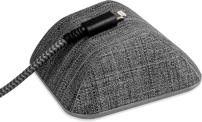 Smartish® Magnetic Cord Holder - Cable Wrangler Organizer with Magnet Clips for Charger Management on Desktop, Nightstand for USB-C + Lightning - No 2 Pencil Gray