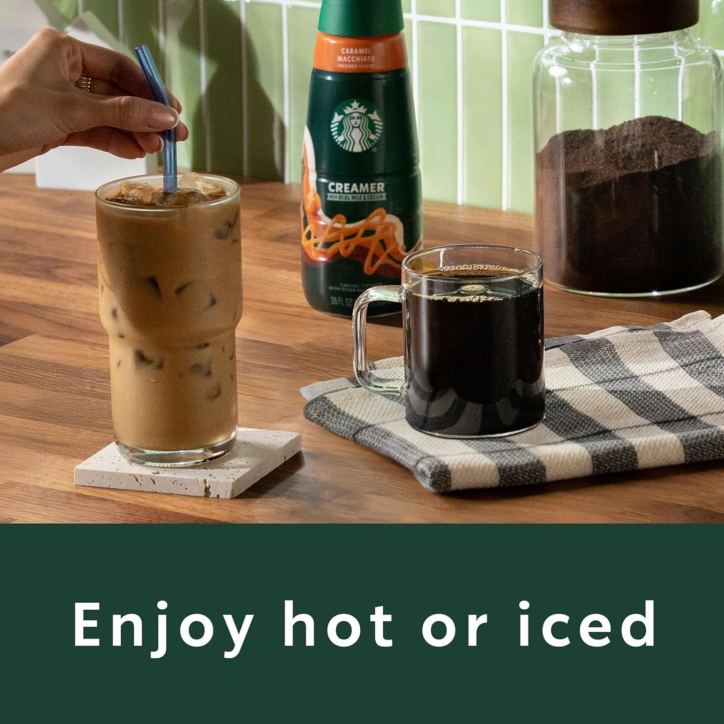 Starbucks K-Cup Coffee Pods - Medium Roast House Blend for Hot or Iced Coffee | 10 Pods