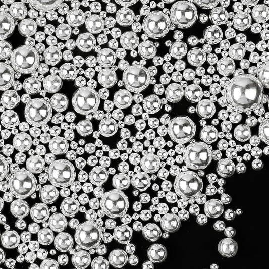 Silver Sprinkles | Edible Silver Pearl Cake Decorating Toppings - 130g/4.6oz for Weddings & Parties