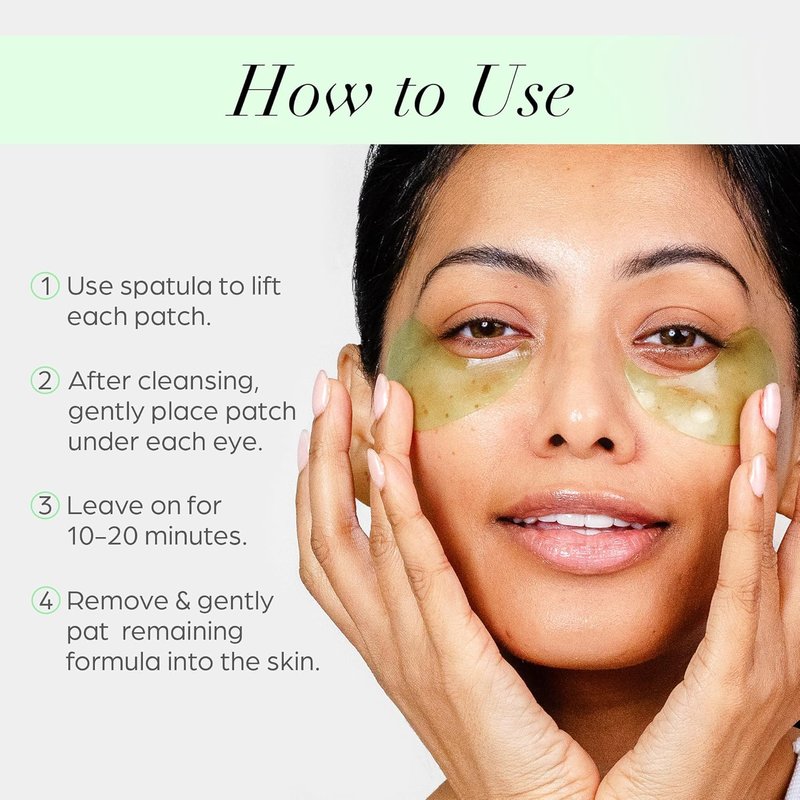 Hydrogel Rejuvenating Under Eye Patches - Hydrate & Brighten with Hemp Seed Oil | 30 Pairs
